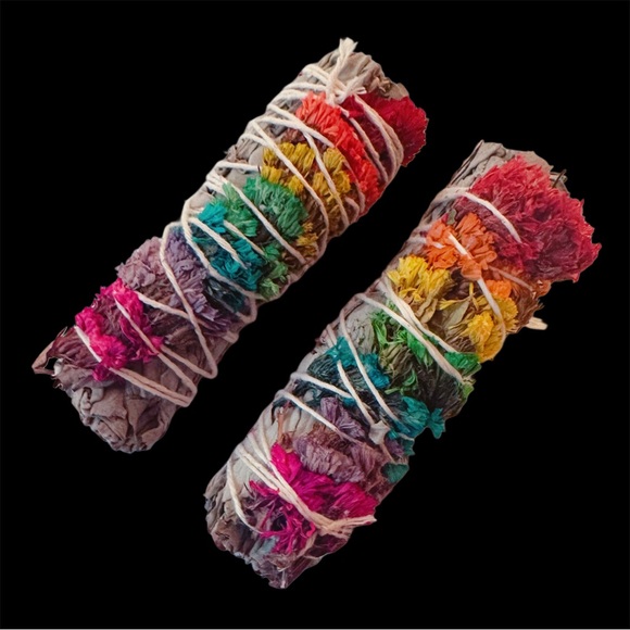 [ 3 FOR $20 ] CHAKRA SAGE SMUDGE STICK 4 INCH - Picture 6 of 6
